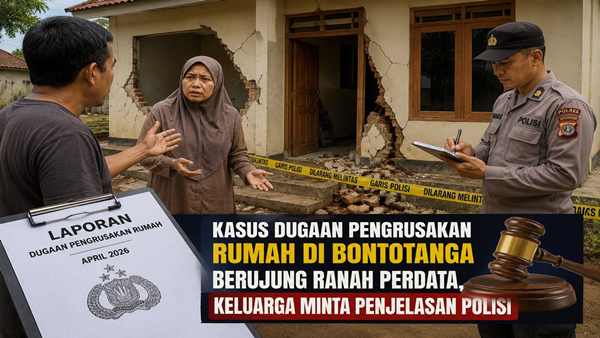 Rumah Dirobohkan, Polisi Arahkan ke Perdata: Kuasa Hukum Dahlia Protes Keras