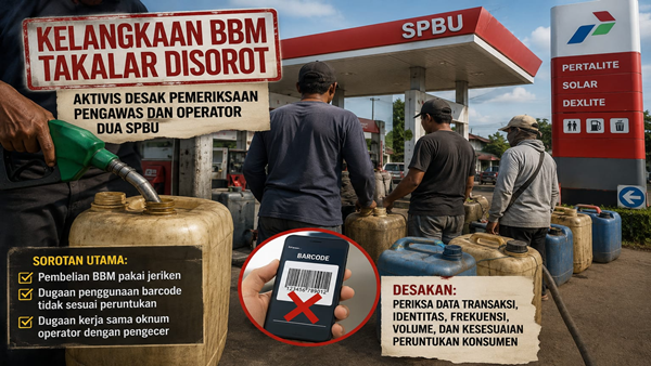 BBM Langka di Takalar, Aktivis Desak Kapolres Bongkar Dugaan Permainan Barcode di SPBU