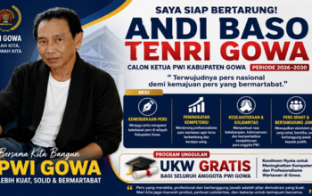 Gebrakan Besar Andi Baso Tenri! Jika Terpilih, UKW Gratis Jadi Senjata Utama