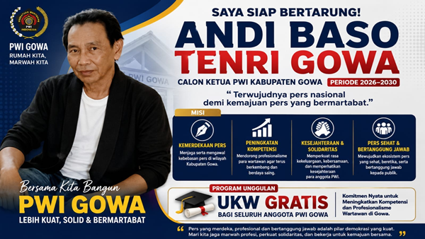 Gebrakan Besar Andi Baso Tenri! Jika Terpilih, UKW Gratis Jadi Senjata Utama