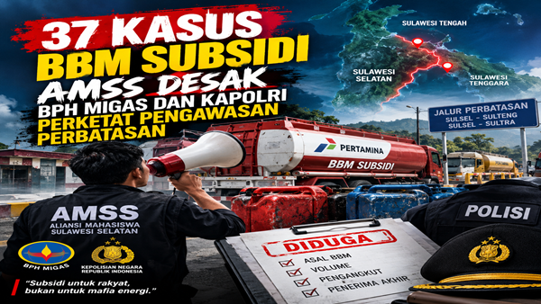 37 Kasus BBM Subsidi Terbongkar, AMSS: Bongkar Sampai ke Akarnya!