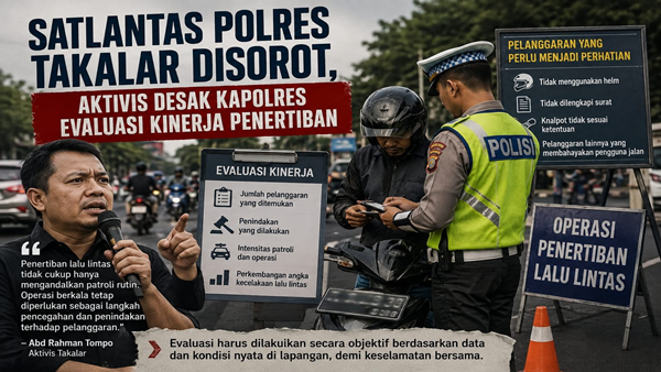 Satlantas Polres Takalar Disorot, Kapolres Didesak Evaluasi Kinerja