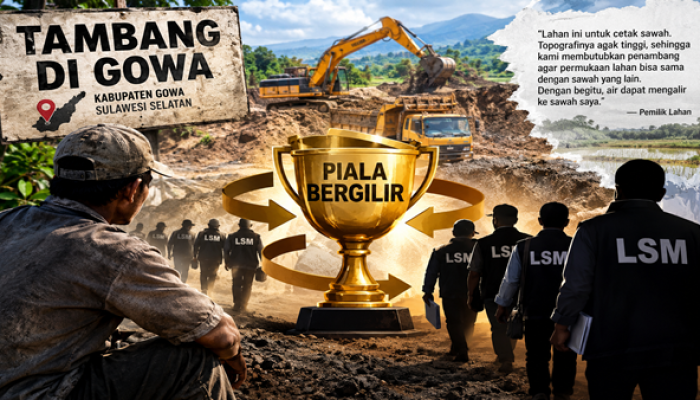 Penambang di Gowa Diduga Jadi Piala Bergilir Oknum LSM, Silih Berganti Datang