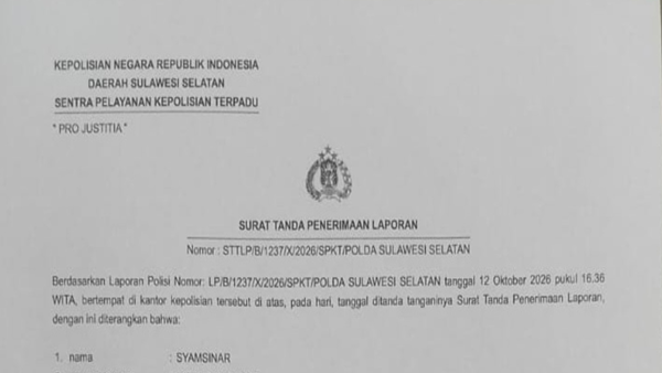 Rp602,5 Juta Diduga Tak Kembali, Kasus Arisan Fiktif Seret Nama MS ke Polda Sulsel